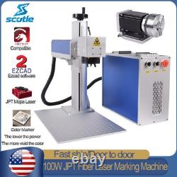 Scotle 100W JPT MOPA M7 Fiber Laser Marking Engraving Machine Metal Steel Marker