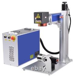 Scotle 2.5D 100W JPT M7 Fiber Laser Marking Machine Metal Deep Relief Engraving