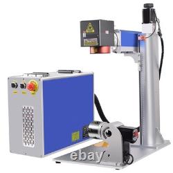 Scotle 2.5D 100W JPT M7 Fiber Laser Marking Machine Metal Deep Relief Engraving