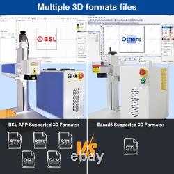 Scotle 2.5D 300W JPT M7 Fiber Laser Marking Machine Metal Deep/Relief Engraver