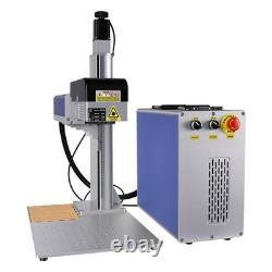 Scotle 300W JPT MOPA 3D Fiber Laser Marking Machine Curved Relief Deep Engraving