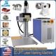 Scotle Jpt M7 3d Fiber Laser Marking Machine Curved Relief Deep Engraver Rotary