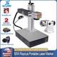 Scotle Raycus 50w Portable Fiber Laser Marking Machine Metal Engraver & Rotary
