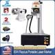 Scotle Raycus 50w Portable Fiber Laser Marking Machine Metal Engraver &rotary Us