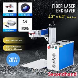 Secondhand 20W 4.3x4.3 Fiber Laser Engraver Marker Metal Marker