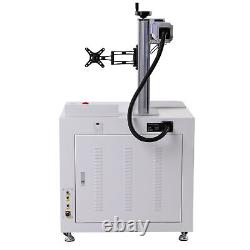 Secondhand 30W Fiber Laser Marking Machine Cutting Engraving F/ Metal&Non-Metal