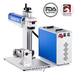 Secondhand 50W 8x8 Split Fiber Laser Marking Machine Metal Marker