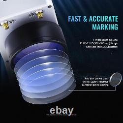 Secondhand 50W Fiber Metal Marking Machine Fiber Laser Engraver 11.8x11.8