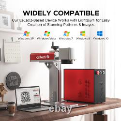 Secondhand Fiber Laser Marking Machine 60W MOPA Laser f/ 6.9x6.9 Metal Engraving