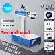 Secondhand Omtech 30w Fiber Laser Marking Machine 6.9x 6.9 Metal Engraver