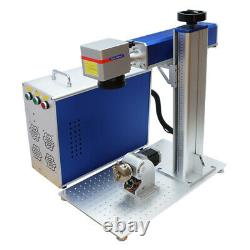 Techtongda 30W Split Fiber Laser Marking Machine Engraver with Rotary Axis