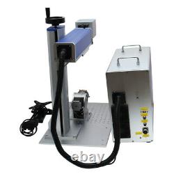 Techtongda 30W Split Fiber Laser Marking Machine Engraver with Rotary Axis