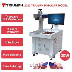 Triumph Fiber Laser Marking 30w for Permanent Metal Parts Engraver firearms cut