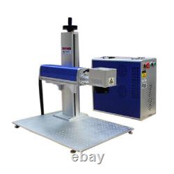 USA 30W Split Fiber Laser Marking Machine with Raycus Laser & Rotation Axis, FDA