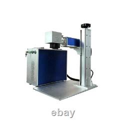 USA 30W Split Fiber Laser Marking Machine with Raycus Laser & Rotation Axis, FDA