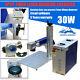 Usa 30w Split Fiber Laser Marking Machine With Rotation Axis For Guns/tumblers