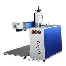 USA 50W Split Fiber Laser Marking Machine with JPT Laser&Rotary Axis for 2-100mm