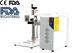 Usa 50w Split Fiber Laser Marking Machine With Raycus Laser & Rotation Axis, Fda