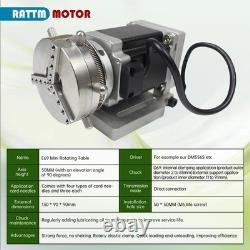 USA? D69 Rotary Axis with 83mm Chuck for Ring Jewelry Fiber Laser Marking Machine