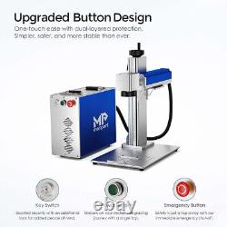 USA Monport 50W 8 x 8 Fiber Laser Engraver Steel Gold Marking Machine Raycus