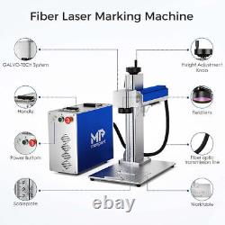 USA Monport 50W 8 x 8 Fiber Laser Engraver Steel Gold Marking Machine Raycus