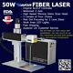 Usa Stock 50w Raycus Fiber Laser Marking Engraving Machine, 2 Lenses, Rotary 80