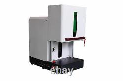 USA Stock Enclosed 20W Fiber Laser Marking Machine Laser Engraver sign label