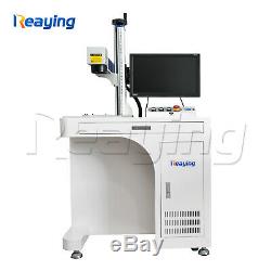 USB 100W Raycus fiber metal deep marking engraving cutting machine 300300mm