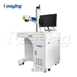 USB 100W Raycus fiber metal deep marking engraving cutting machine 300300mm