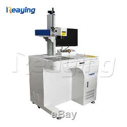 USB 100W Raycus fiber metal deep marking engraving cutting machine 300300mm