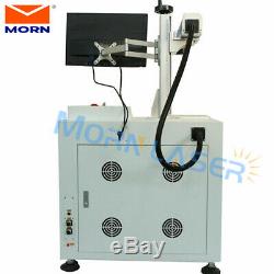 USB 50W MAX Fiber Laser Marking Machine Engraver Metal/Partial Non-metal Red Dot