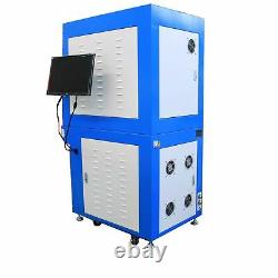 USB 50W fiber laser metal marking machine with enclosed cover deep engraving