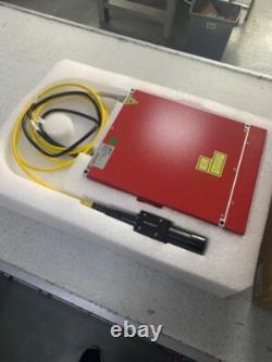 USED 50W Fiber Laser Engraving Machine D80 Rotary 175mm Lens JPT Laser Marker