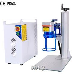 USRaycus 50W Portable Fiber Laser Marking Machine Metal Engraver Lightburn FEDEX