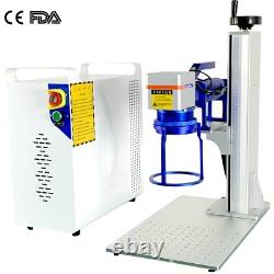USRaycus 50W Portable Fiber Laser Marking Machine Metal Engraver Lightburn FEDEX