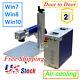 Us 30w Split Fiber Laser Marking Machine Laser Engraving Air Cooling Rotary Axis
