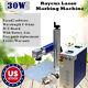 Us 30w Split Fiber Raycus Laser Marking Machine Raycus Laser + Rotation Axis Fda
