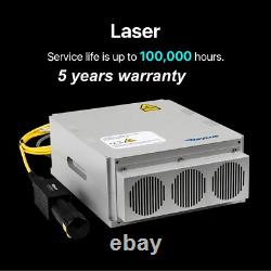 US 50W Fiber Laser Marking Machine Laser Engraver for Metal, Silver, Stainless
