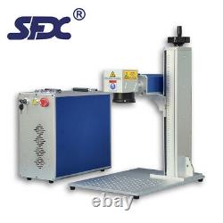 US 50W JPT Fiber Laser Engraver Rotary Axis ncluded 110v SFX Fiber Laser Marker