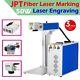 Us 50w Split Fiber Laser Marking Machine Jpt Laser Engraver With Rotary Axis