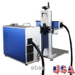 US-50W Split Fiber Laser Marking Machine JPT Laser + Rotation Axis, FDA