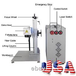 US-50W Split Fiber Laser Marking Machine JPT Laser + Rotation Axis, FDA