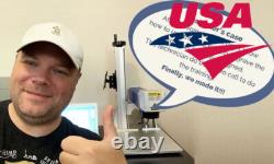 US-50W Split Fiber Laser Marking Machine for Laser Engraving, JPT Laser, FDA