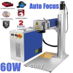 US 60W JPT Auto Focus M7 Fiber Laser Marking Machine Engraving Lightburn/Ezcad 2