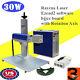 Us Calca 30w Split Fiber Laser Marking Machine, Raycus Laser + Rotation Axis Fda