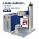 Us Fiber Laser Engraver 50w Jpt Fiber Laser Marking Machine With Rotary Device