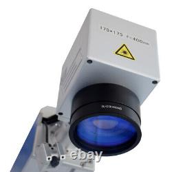 US JPT 30W Fiber Laser Marking Machine 30W Laser EngraverLens 175mm Rotary 80mm