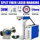 Us Raycus 30w Split Fiber Laser Marking Engraving Machine & Ratory Axis For Rin