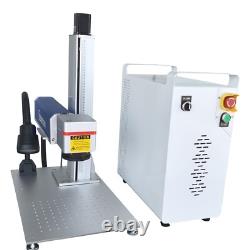 US STOCK 200W Fiber Laser Marking Machine Laser Metal Engraver Marker Engraving