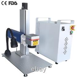 US STOCK 200W Fiber Laser Marking Machine Laser Metal Engraver Marker Engraving